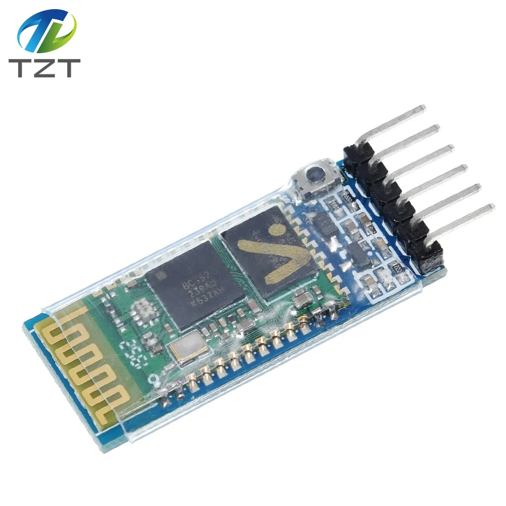 10PCS HC05 JY-MCU anti-reverse, integrated Bluetooth serial pass-through module, HC-05 master-slave 6pin