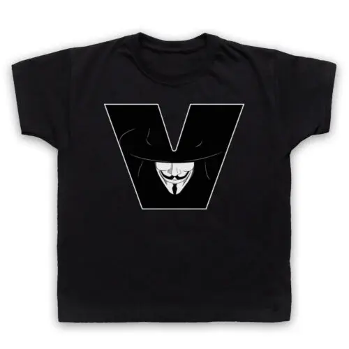 V FOR VENDETTA no oficial COMIC BOOK HERO V MASK LOGO camiseta para mujer