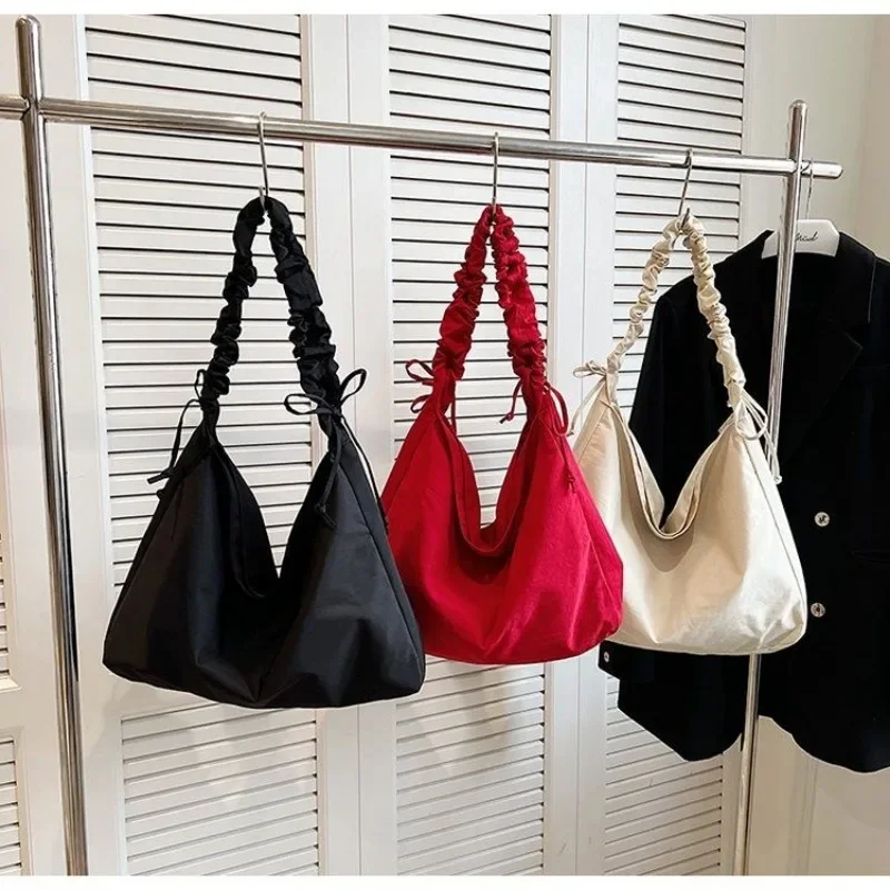 Minority Shoulder Bag New Style Crossbody Bag Lazy Wind Fallow Simple Female Pupil Commuting Nylon