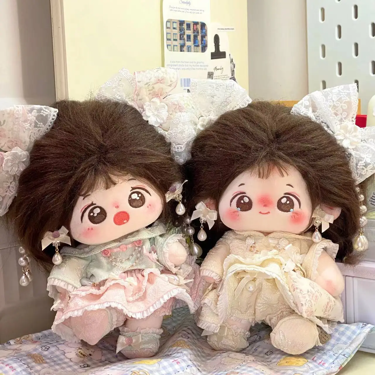 Original Sweet Gril Lolita Princess Suit For 20cm 25cm 30cm Doll Toy Costume Cosplay Kids Gift Cute