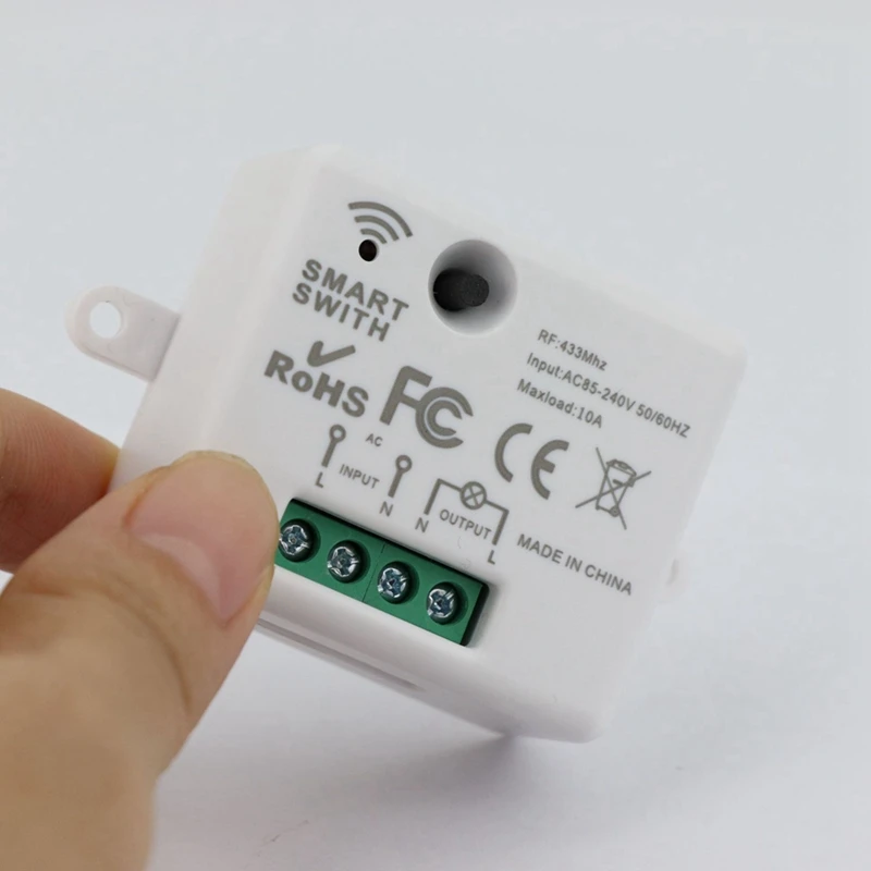 Joli Mural Intelligent Sans Fil RF Auto-62 lèvent Poussoirs, 433MHz, Télécommande pour Éclairage