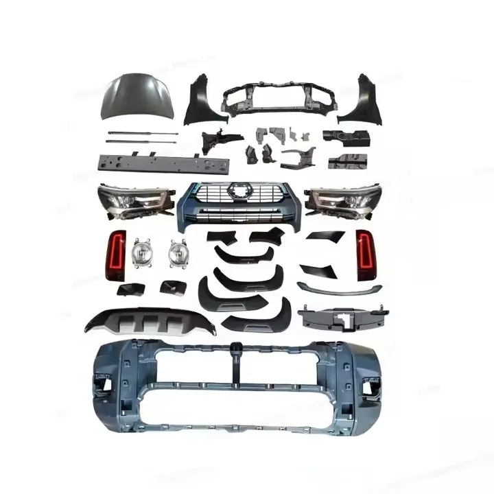 

Auto Upgrade Accessories Facelift Body Kit for Toyo-ta Hilux Vigo 2005-2015 Upgrade to Rocco 2021 Body Parts