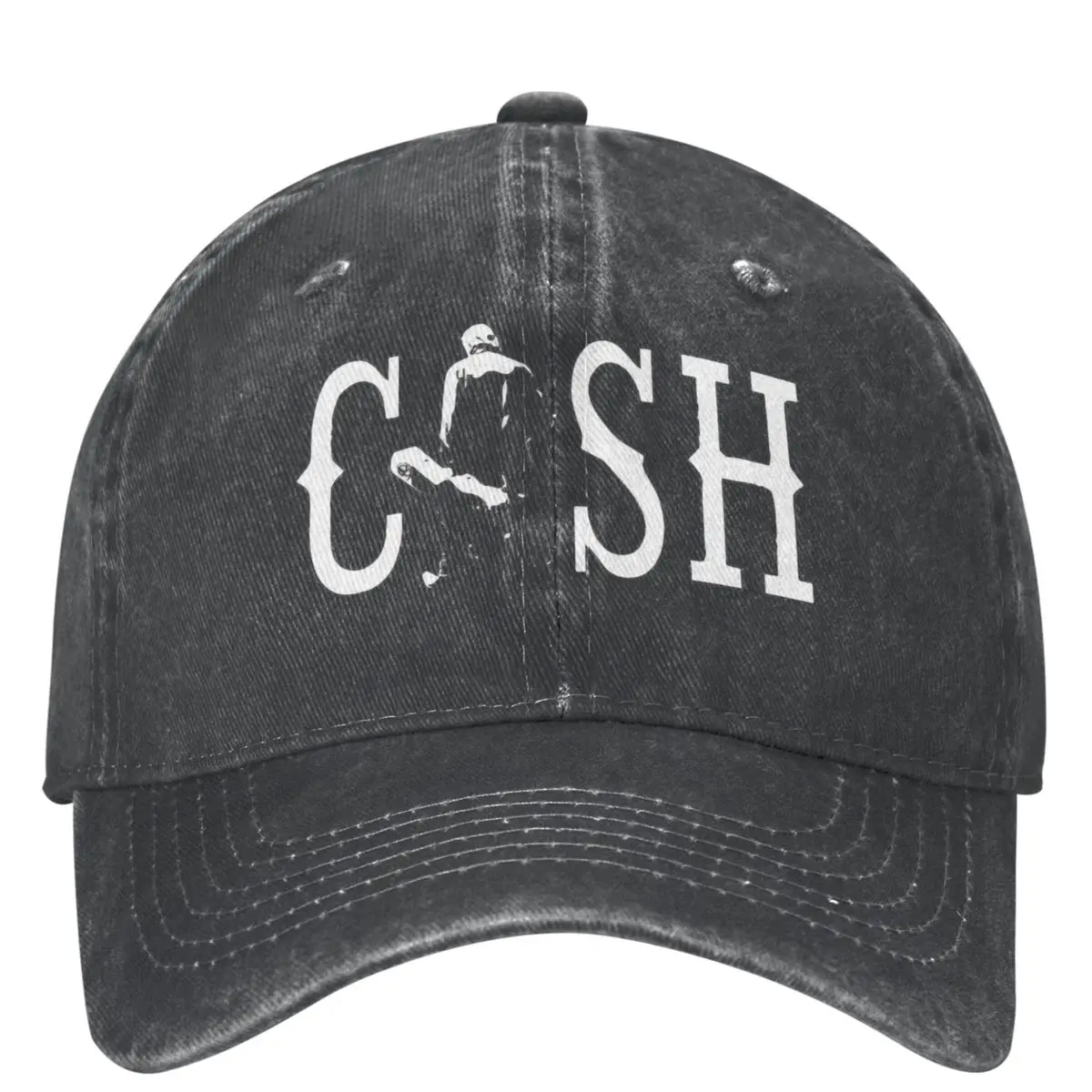 

Men Women Johnny Cash Walking Outside Musician Baseball Cap Retro Distressed Cotton Dad Hat Adjustable