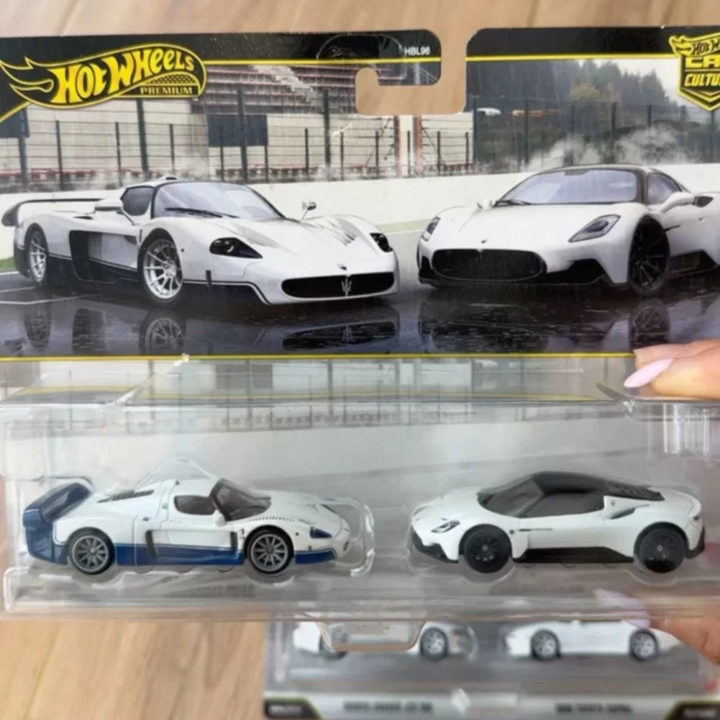 Hot Wheels Gold Label Car Culture Series Double Set Toy Ota Chaser Jzx100 Masera Ti Premium Diecast Car Model  Collectible Gift