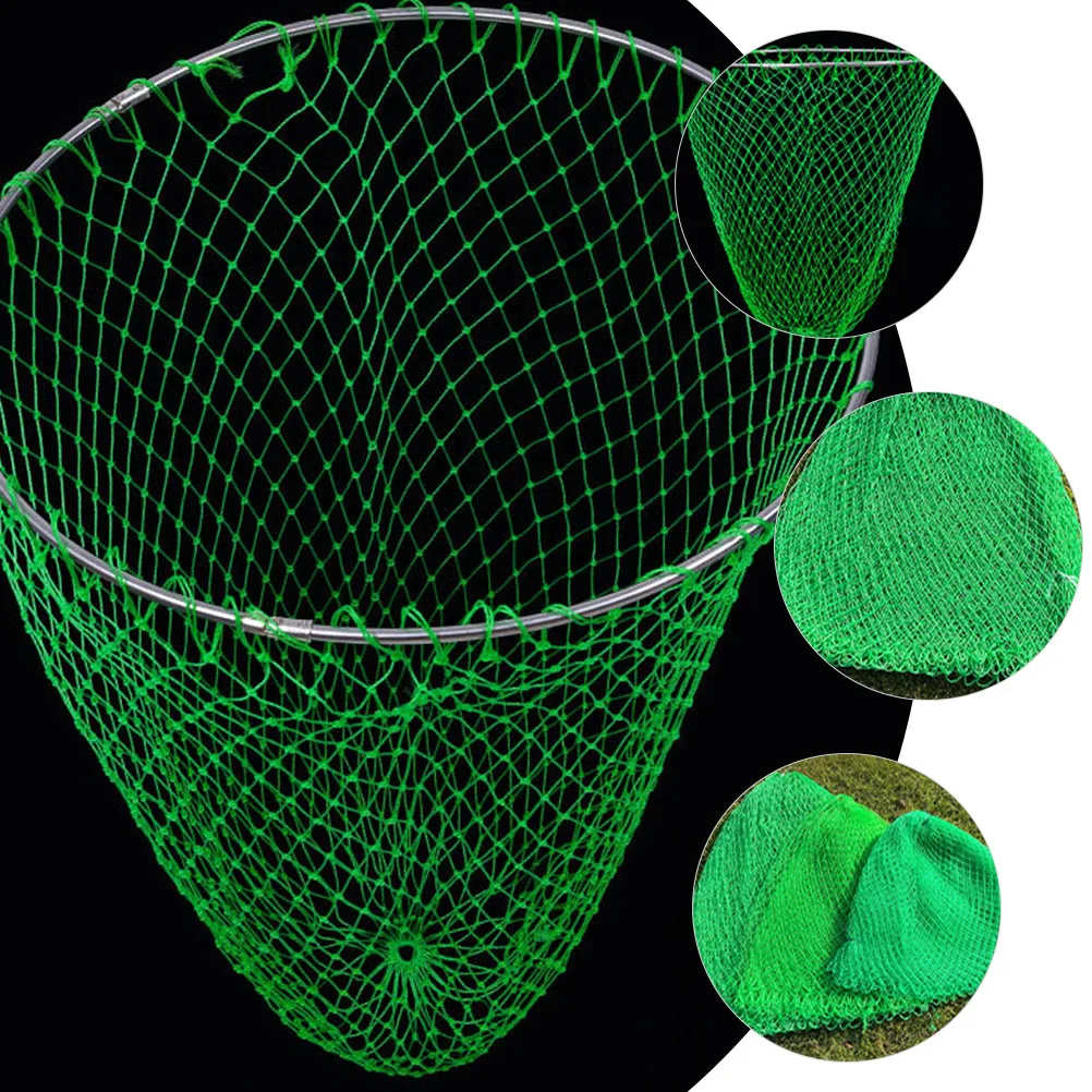 

Folding Fishing Replacement Mesh Portable Thick Nylon Fish Friendly Outdoor Lake River Boat Durable Multi for Anglers