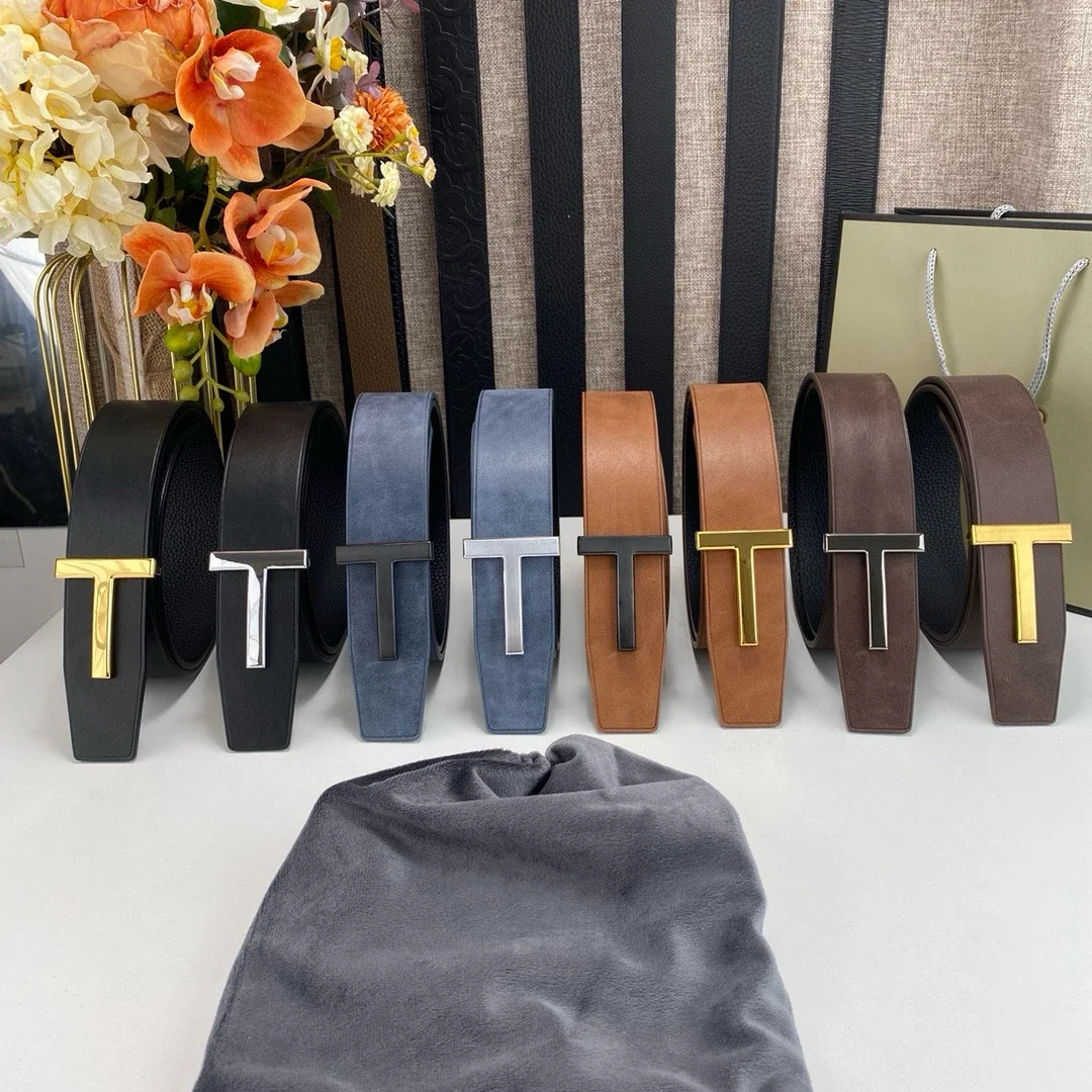 

2024 New 3.8cm Men's Belt High Quality Designer Belts Men Fashion Letter Luxury Famous Leather Belt Jeans Cowskin Waist Strap