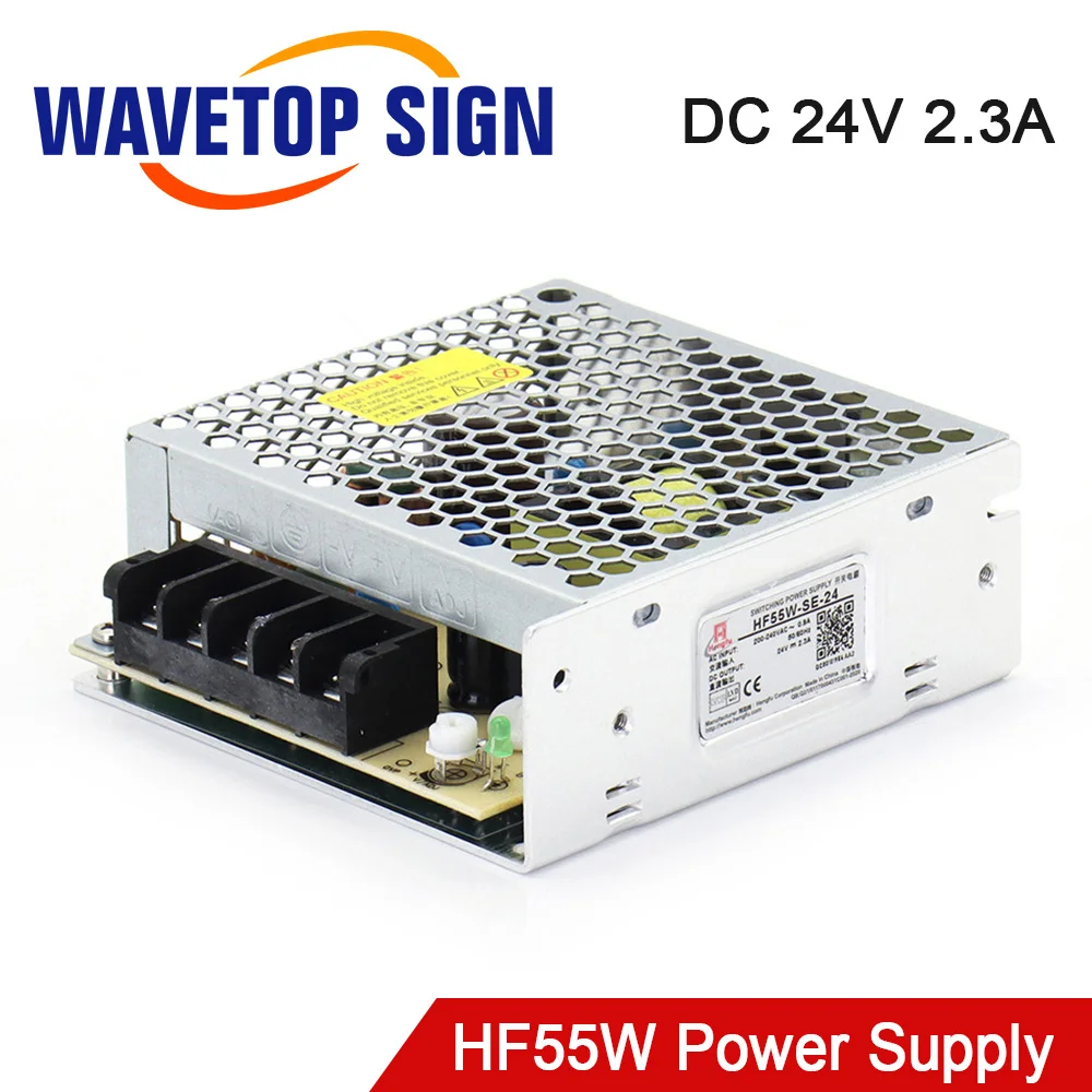 

SignkoRay HF55W-SE-24 Switch Power Supply DC24V 2.3A 55W 5V-48V Single Output for Industrial Control and Display Screen
