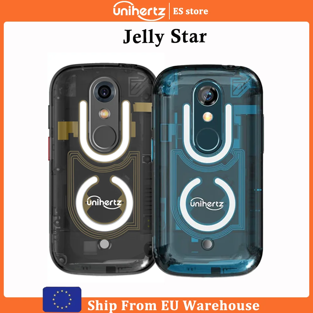 Unihertz Jelly Star Smartphone Android 13 4G Version mondiale 8GB + 256GB double Nano SIM 48MP caméra 3 pouces téléphone Helio G99