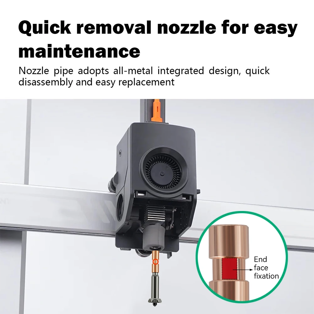 Ugello di aggiornamento per Anycubic Kobra 3 Max Hotend Kobra 3 Max Ugello Gola 0,4 mm 0,6 mm 0,8 mm Ugelli sostituibili