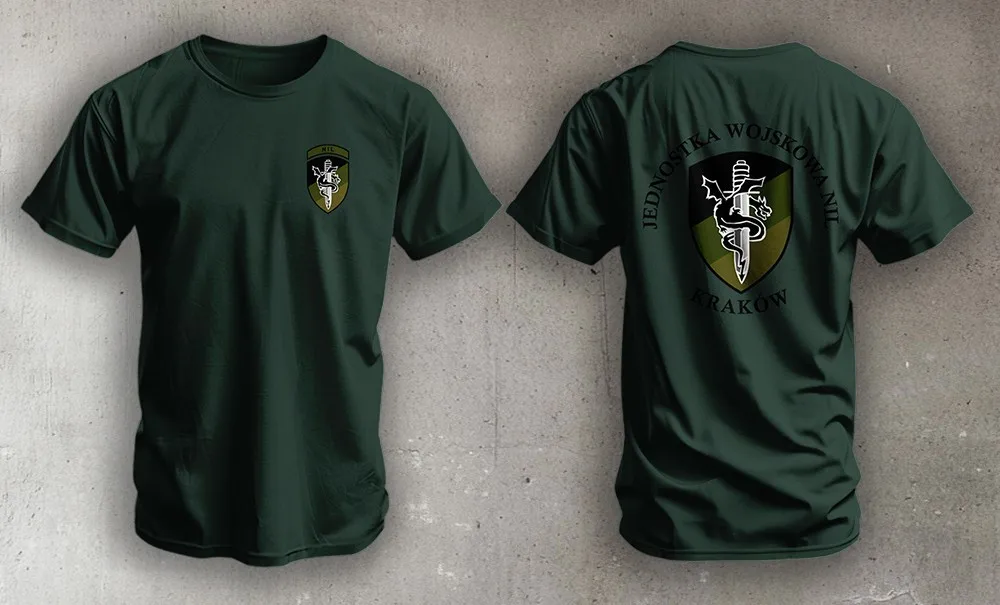 Polish Army Special Forces Jednostka Wojskowa T-Shirt Short Sleeve Casual 100% Cotton Shirt