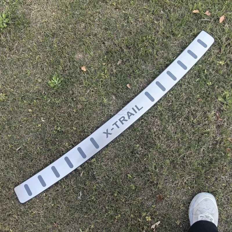 

Car For Nissan X-trail Rogue T33 2023 Rear Guard Board Stainless Steel Rear Bumper Protector Sill Trunk Tread Plate Trim