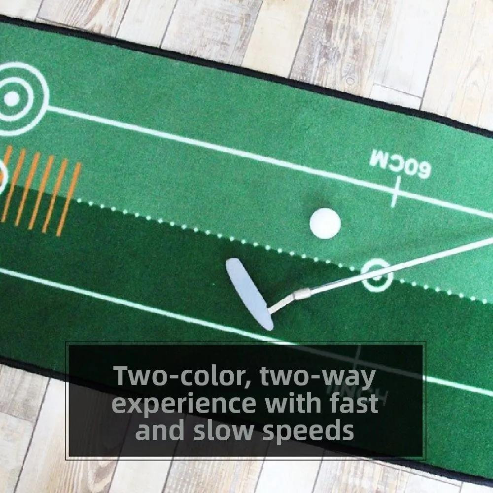 

Складной тренировочный коврик для гольфа 50X300 см, противоскользящее зеленое одеяло для гольфа, моющийся портативный коврик для ударов по гольфу, упражнения