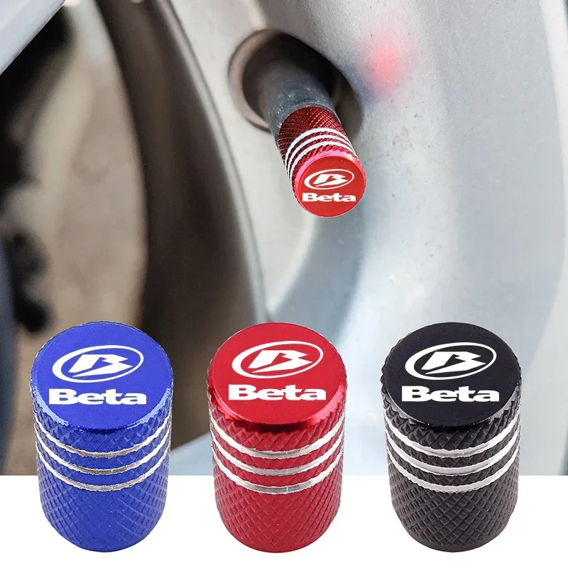 Bouchons de Valve de pneu de roue de moto Beta, 2 pièces, tige d'air, accessoires de bouchon de pneu