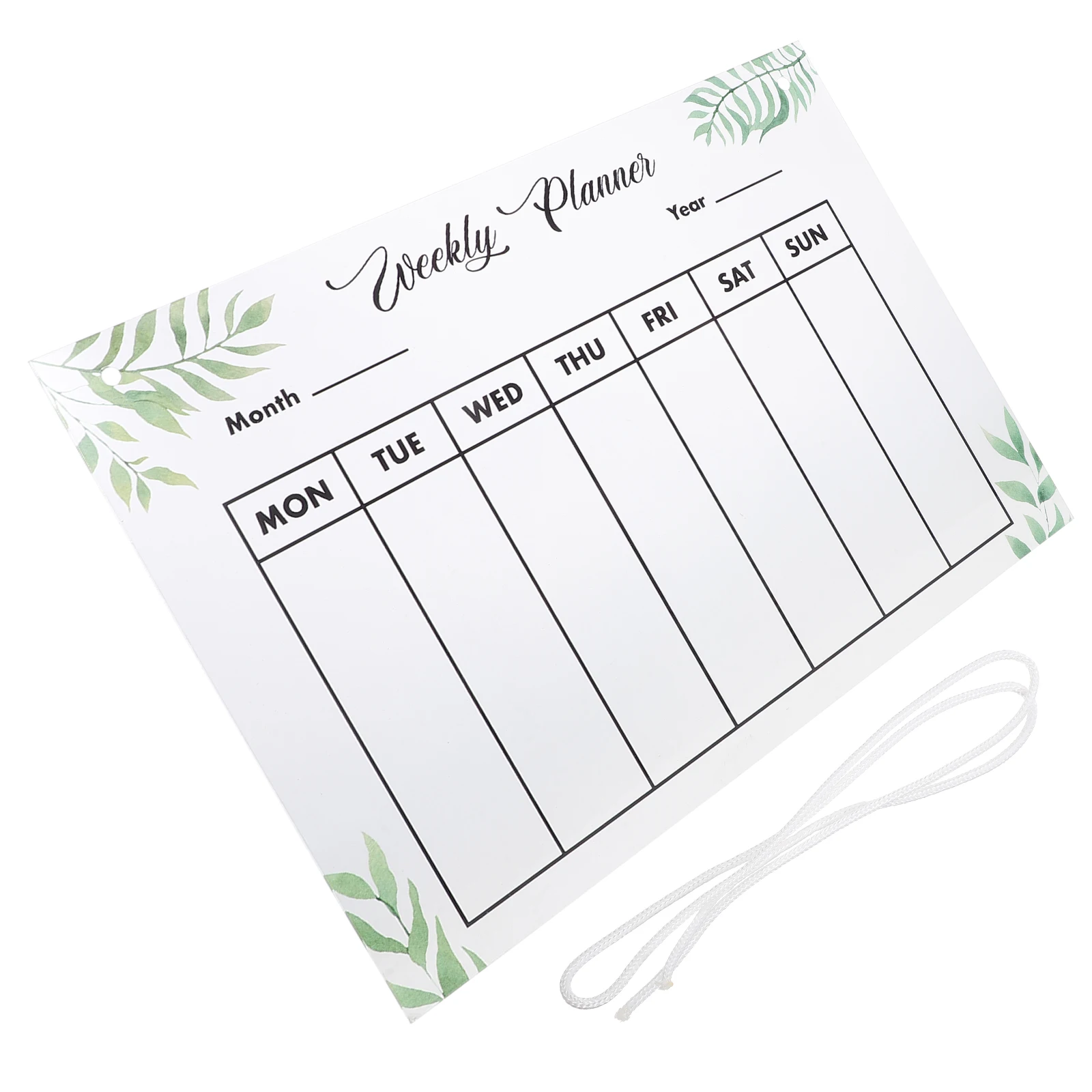 1 Set Transparent Acrylic Memo Board Lanyard Included Erasable Writing Message Note Planner For Office Home Desktop Lightweight