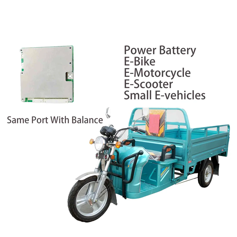 JBD BMS 14S 16S 20S 24S BMS 48V 60V 72V 30A 40A 50A نفس ميناء التوازن درجة الحرارة الاستشعار Lifepo4 بطارية ليثيوم PCB لوح حماية #4