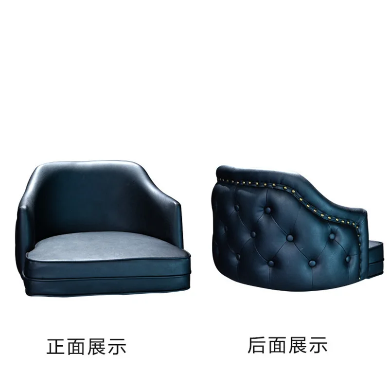 Modern light luxury bar chair household simple wrought iron high bar chair Nordic backrest minimalist design buckle bar chair