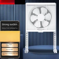 No Installation Required Louver Exhaust Fans Kitchen Fume Ventilation Fan No Need To Punch Holes Smoke Machine Extractor Fans 4
