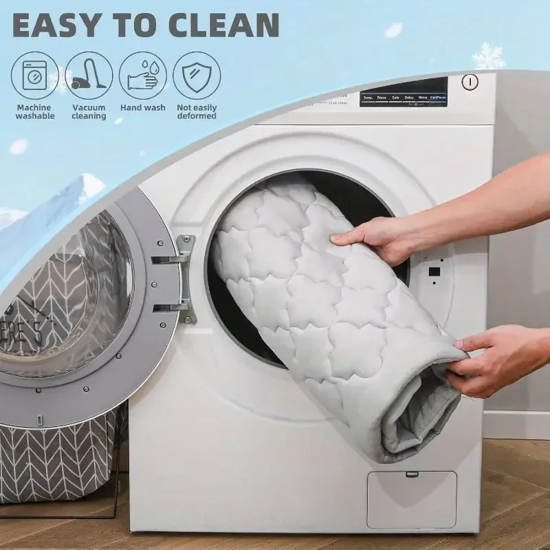 حصيرة تبريد الحيوانات الأليفة وسادة تبريد كبيرة للكلاب لصندوق بيت الصيف تستخدم بطانية تبريد ذاتية قابلة للتنفس وسرير قابل للغسل للكلاب والقطط #6