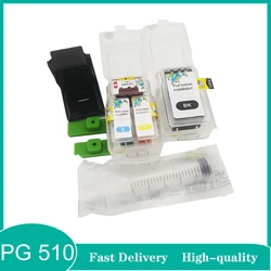 PG 510 CL 511 smart cartridge rifll kit for canon ink cartridge For canon pixma IP2700 MP240 MP250 MP260 MP270 MP280 MP480 MX330