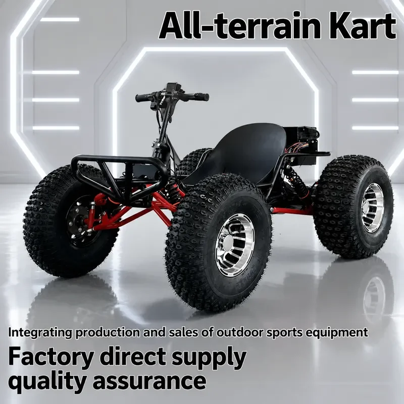 Off Road Kart All Terrain Electric ATV Go Kart for Adults and Kids High Performance Durable Outdoor Recreation Vehicle