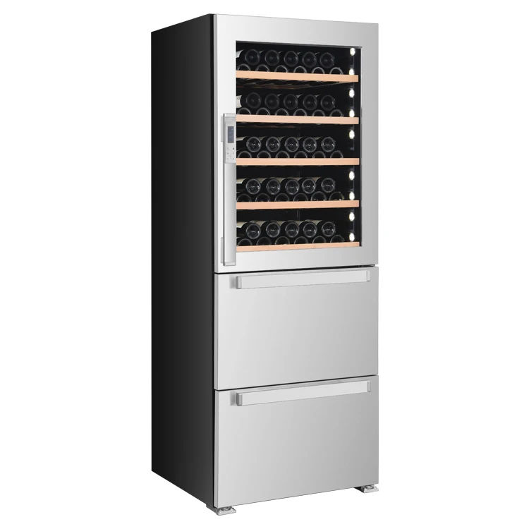 

Customized High Quality Constant Temperature Wine and Beverage Coolers Premium Dual Zone Large Wine Refrigerators