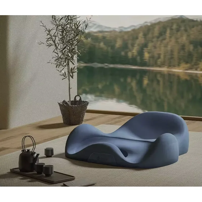Ergonomic meditation chair with foam-filled removable washable cover