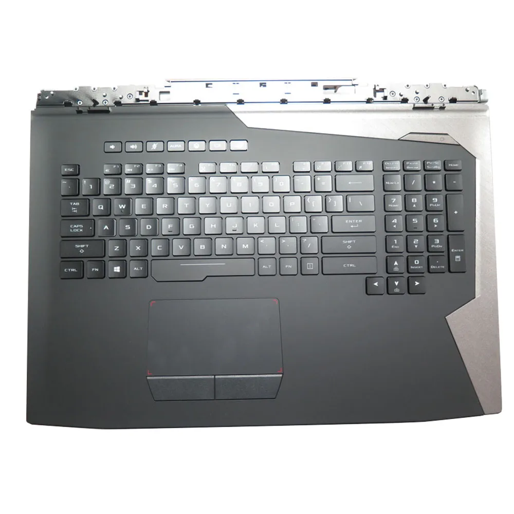 GZ755GX Laptop Palmrest&Keyboard For ASUS GZ755GXR Black and Gray Top Case With RGB Backlit Black United States US Keyboard