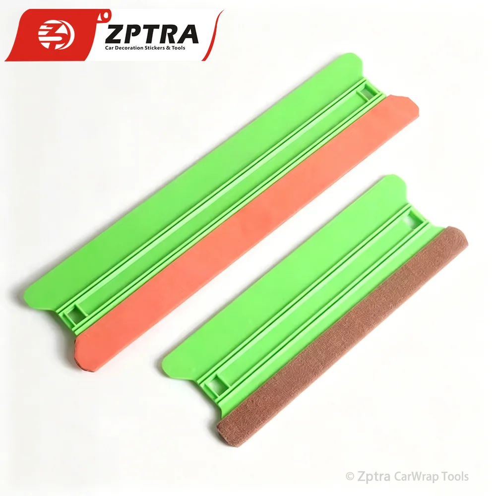 

2 Pcs/Lot High Quality 21cm Green PP Bigger Size Squeegee Airfoil Shaped Long Scraper Car Body & Window Film Sticking Tool