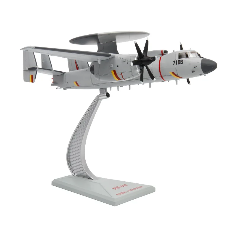 1/72 Scale aircraft KJ600 Chinese Navy Airplane Model Metal Classic Finished Static Collection Ornament Gift (including base)