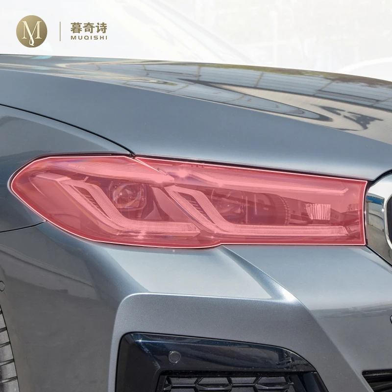 

Для BMW G30 G31 2018-2020 предварительно вырезанная автомобильная внешняя фара устойчивая к царапинам защитная пленка из ТПУ прозрачная/копченая черная