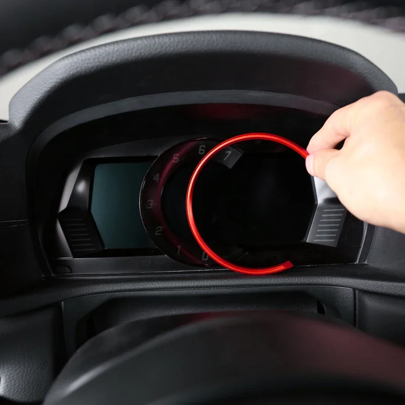 

For Toyota GR Supra A90 2019-2022 Car Styling Aluminum Alloy Dashboard Tachometer Decorative Ring Sticker Trim Car Accessories