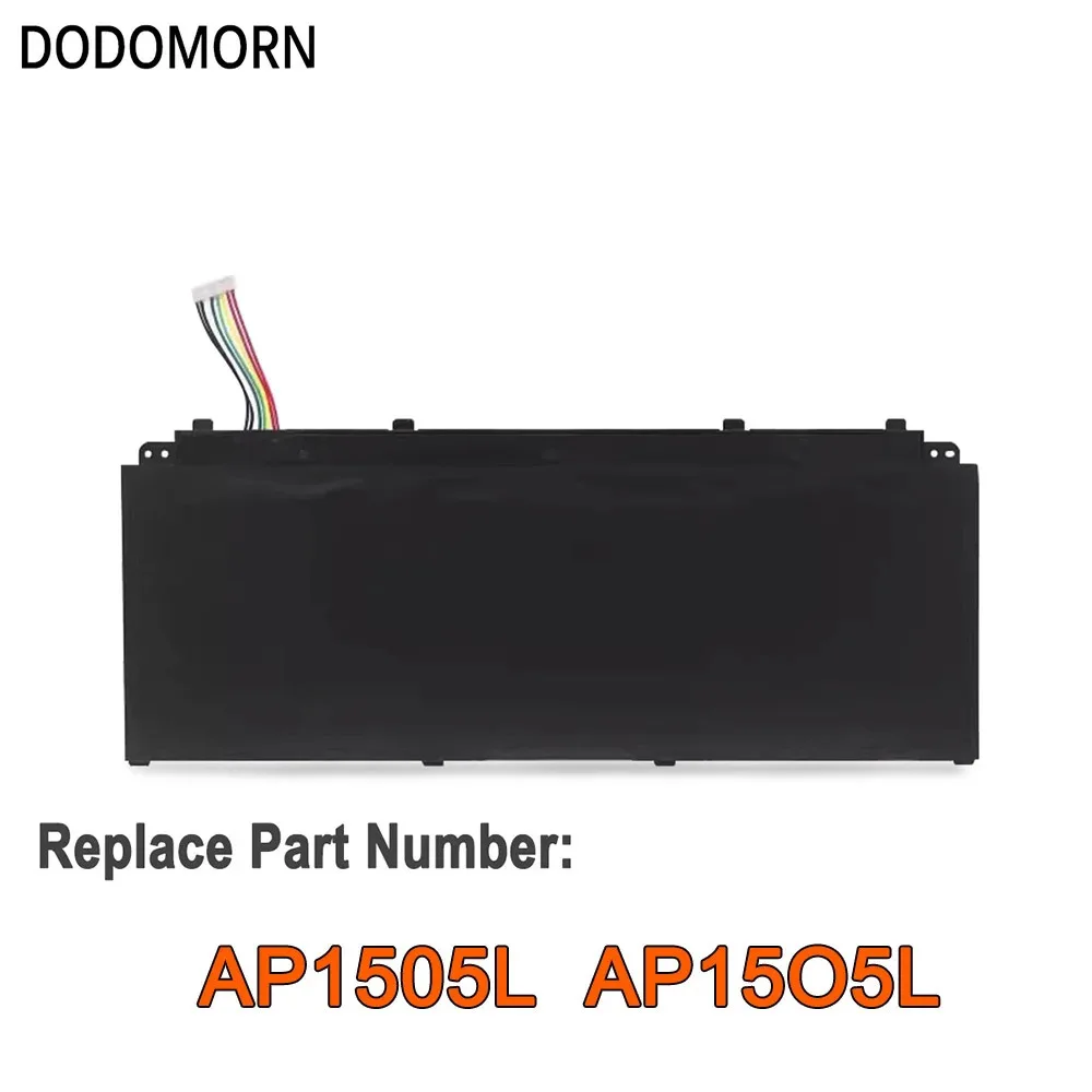 DODOMORN AP1505L Laptop Battery For Acer Aspire S13 S5-371 S5-371-52JR 56VE 767P Chromebook R13 CB5-312T 11.55V 53.9Wh 4670mAh