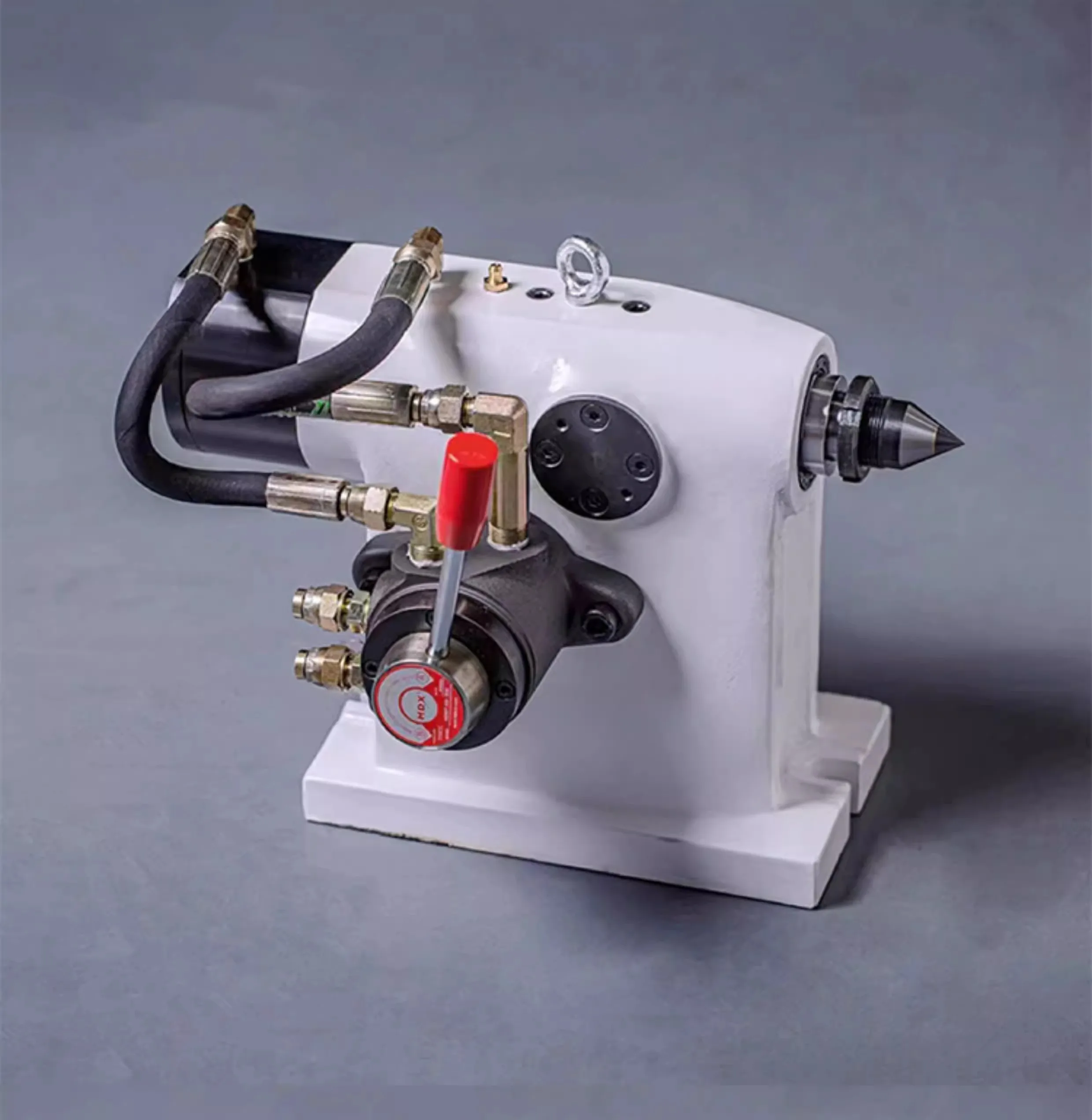 CNC Indexing Tailstock 4th Axis Lathe 135mm Four Axis Rotary Table TS-135 Top Tailstock Table Pneumatic Brake Manual Tailstock