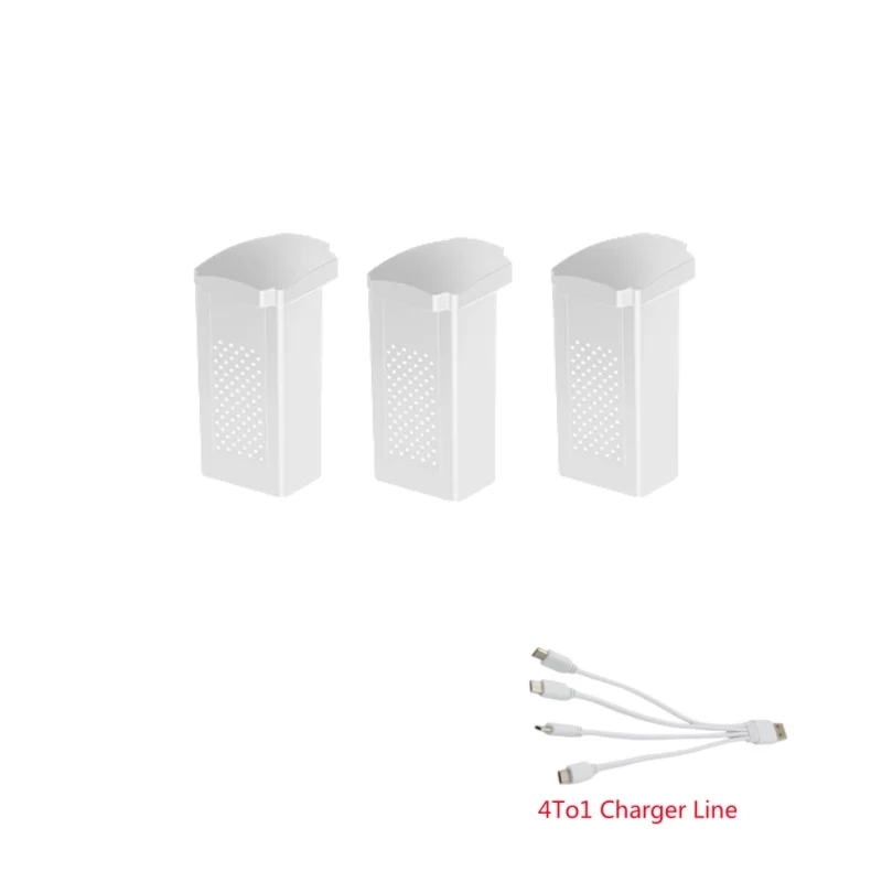 LARC S-X1 Drone แบตเตอรี่ S-X1 GPS RC Drone อะไหล่ 7.4V 1600Mah แบตเตอรี่ใบพัด USB X1 รีโมทคอนโทรล Quadcopter Accessorie