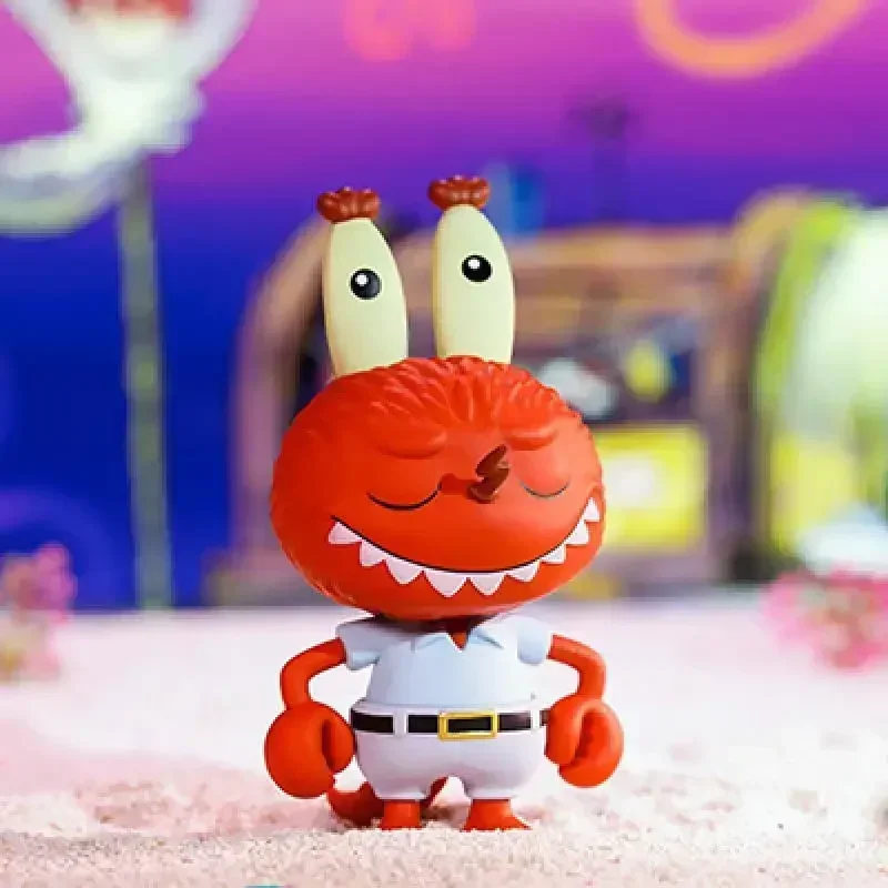 

SpongeBob x THE MONSTERS Series Trendy Blind Random Box Toys Mystery Box Guess Bag Action Figure Surprise Gift