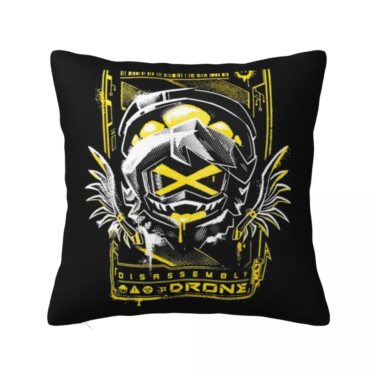 Murder Drones Square Pillow Case Game Cushion Covers Creative Polyester Decorative Pillowcase for Car 45*45cm