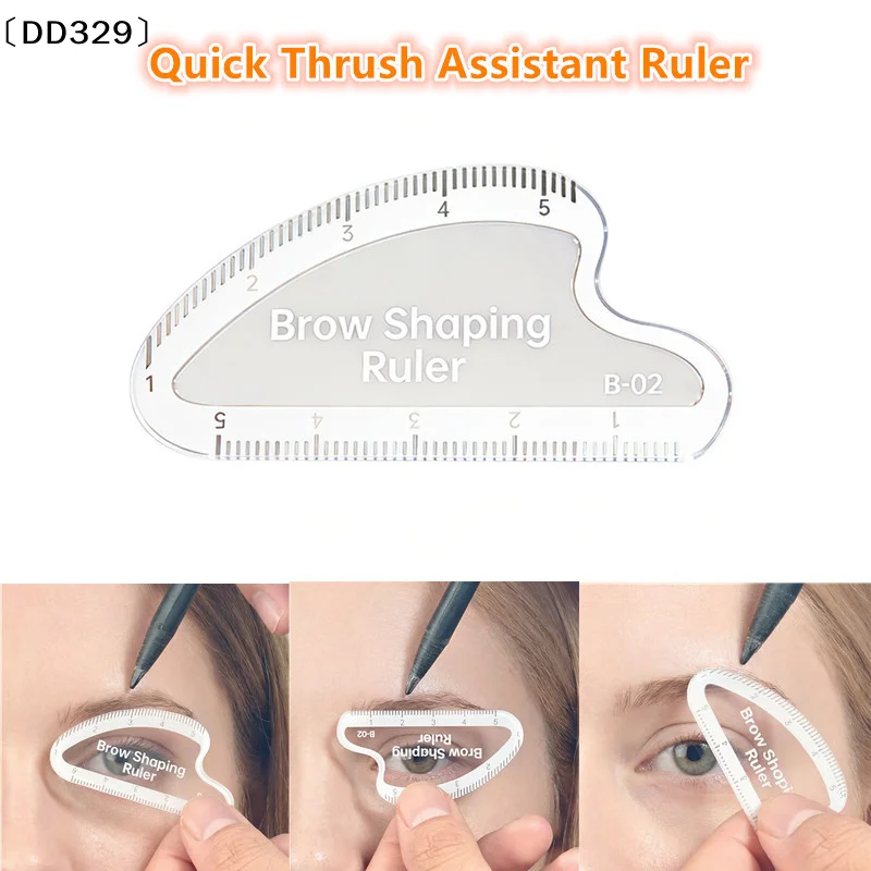 

Линейка для разметки бровей, 1 шт., для быстрого и простого дизайна бровей за 1 минуту, инструмент для микроблейдинга и перманентного макияжа 〔DD329〕
