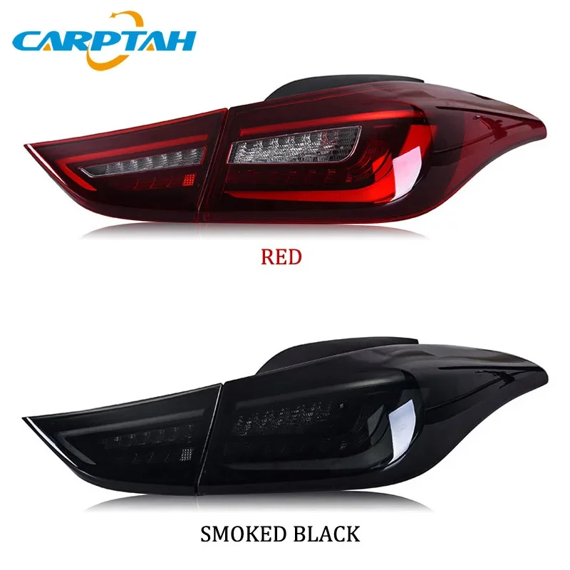 Car LED 12V Taillights For Hyundai Elantra 2011 2012 2013 2014 2015 Rear Running Lamp Brake Reverse Turn Signal Car Accessories