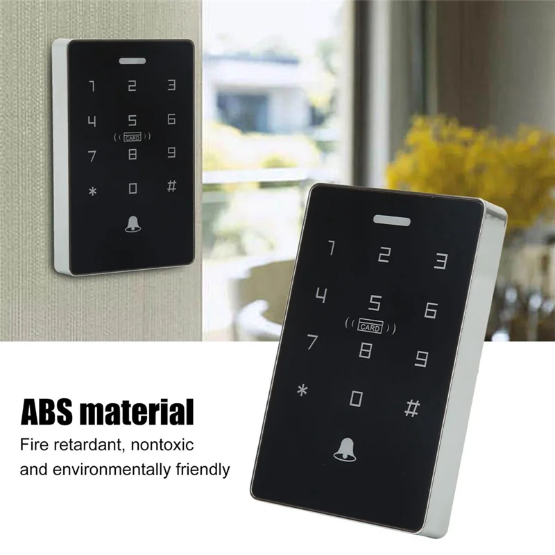 Controlador de acceso AA08-NFC cerradura de puerta impermeable teclado tarjeta deslizamiento contraseña IC ID Frecuencia Dual 125Khz 13,56 Mhz