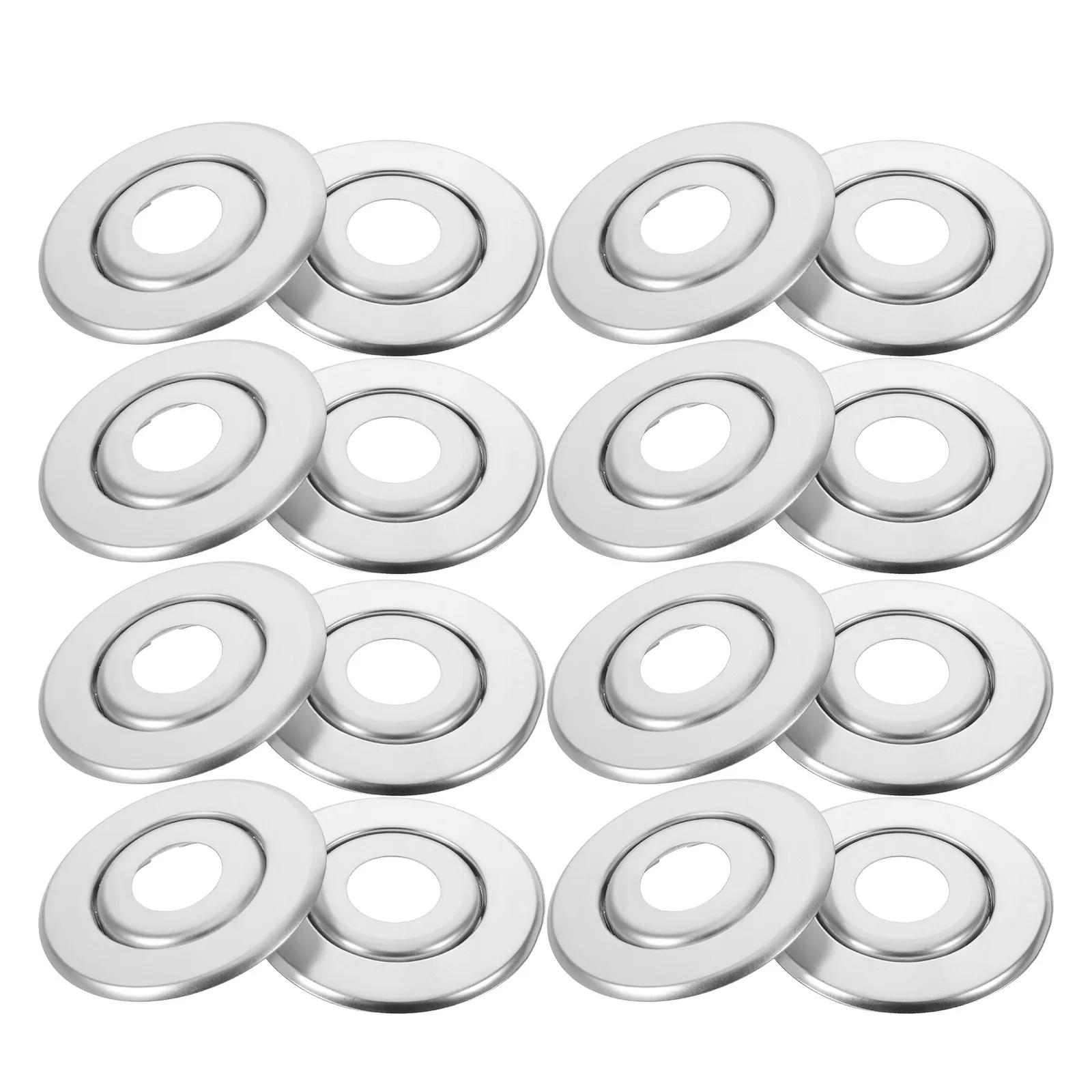 18Pcs Fire Sprinkler Cover Double Layer Metal Escutcheon Plate Recessed Ceiling Fire Sprinkler Head Trim Replacement