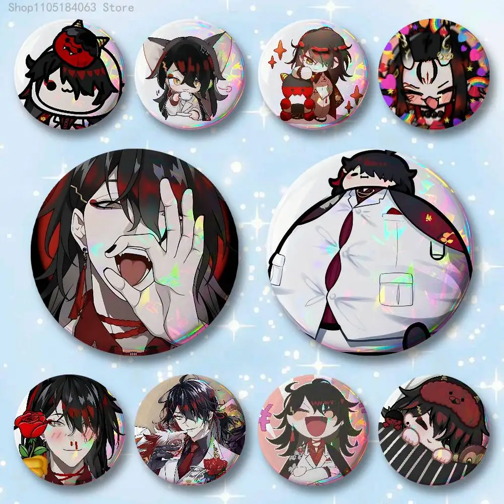 

V-Vox A-Akuma Custom Badges 75mm 44mm 25mm Brooch Backpack Hat Enamel Pins Accessories Toys Gifts