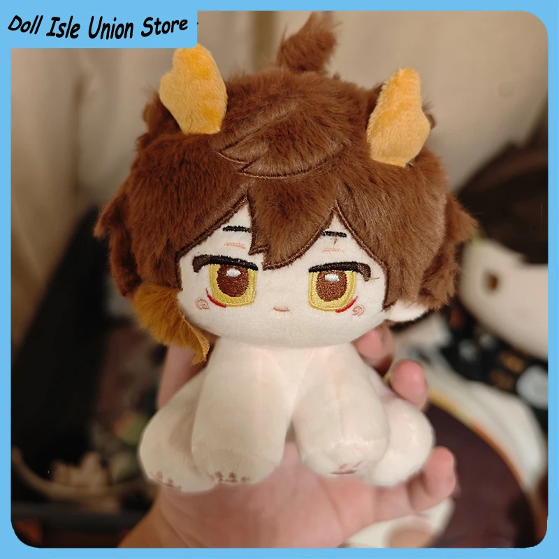 

Genshin Impact Game Zhongli Attribute Cute Cartoon 15cm Sitting Posture Cotton Doll Toys Present Anime Plush Stuffed Plushie