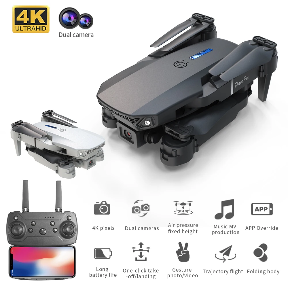 E88 Foldable RC Drone with Camera 4