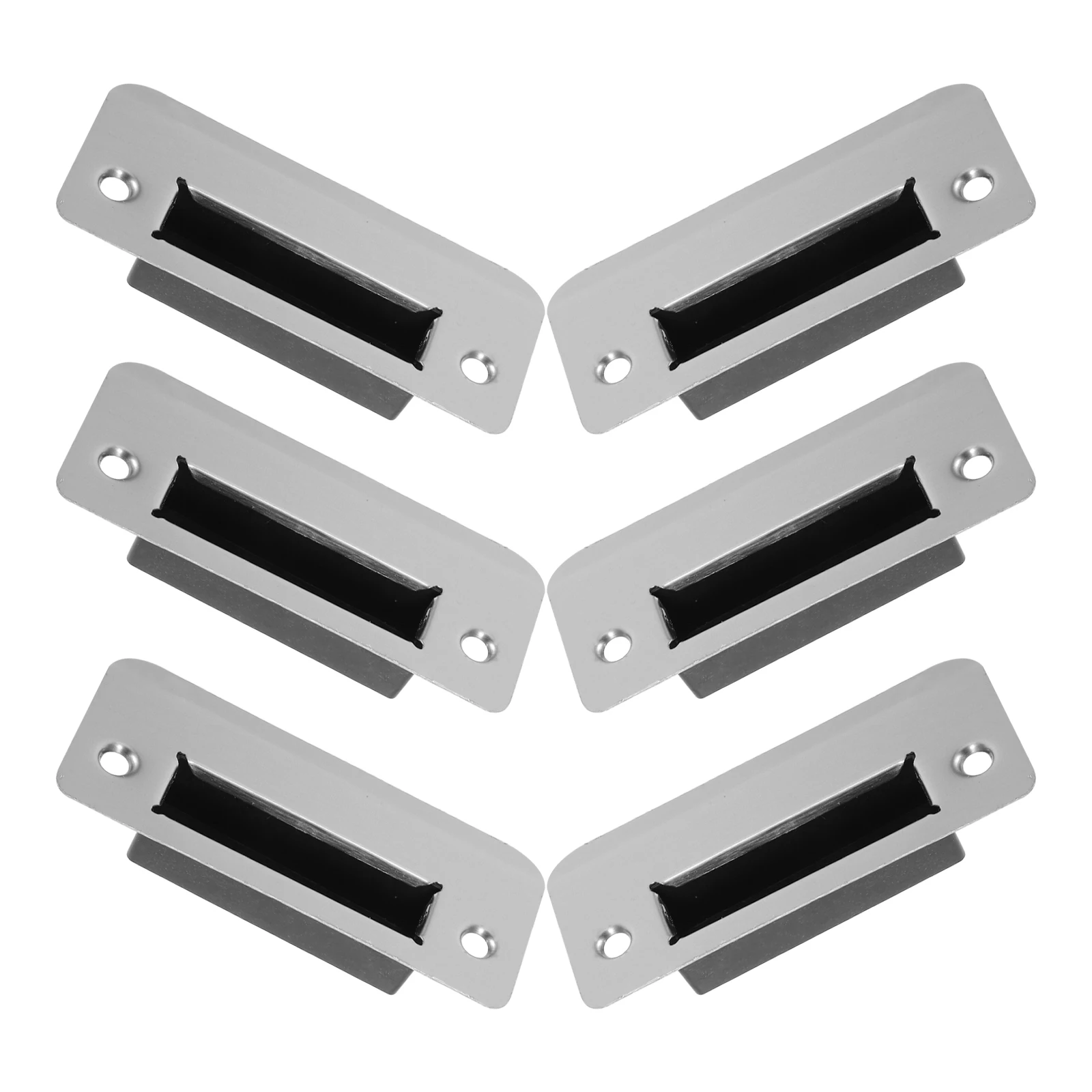 

6pcs Door Lock Repair Kit Precise Fit Extended Design Durable Security Strike Universal Reinforcement For Wooden Doors Latch