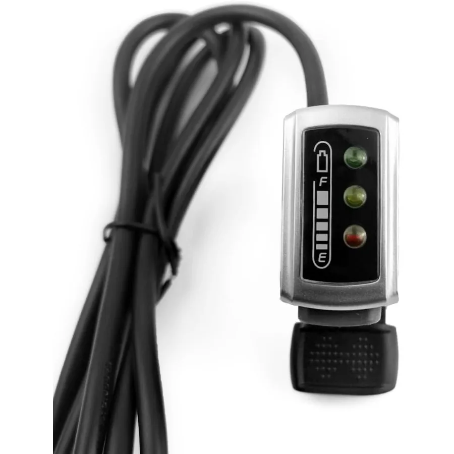 

Thumb Throttle for 24V 36V 48V Bike with Power Indicator Wuxing Brand 106DXc Scooter Accelerator Vehicle Speed Controller