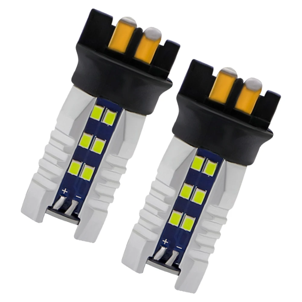 

Дневные ходовые огни PW24W PWY24W CANBUS светодиодные лампочки 30 SMD для Audi A3 A4 A5 Q3 BMW VW Volvo Mercedes-Benz Skoda Peugeot MINI DRL, 2 шт.