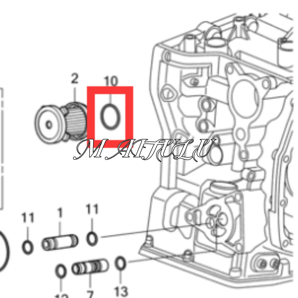 37.7mm O-Ring Seal for Honda Transmission