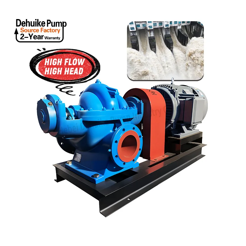 DeHuike S, SH Type Double Suction Large Flow Centrifugal Industrial Pump Double Suction Centrifugal Pump