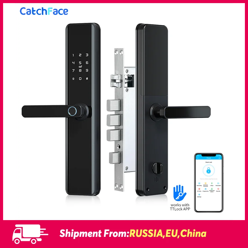 cerradura inteligente Electronic Smart Digital Biometric Fingerprint Door Lock ttlock wireless keyless wiFi lock