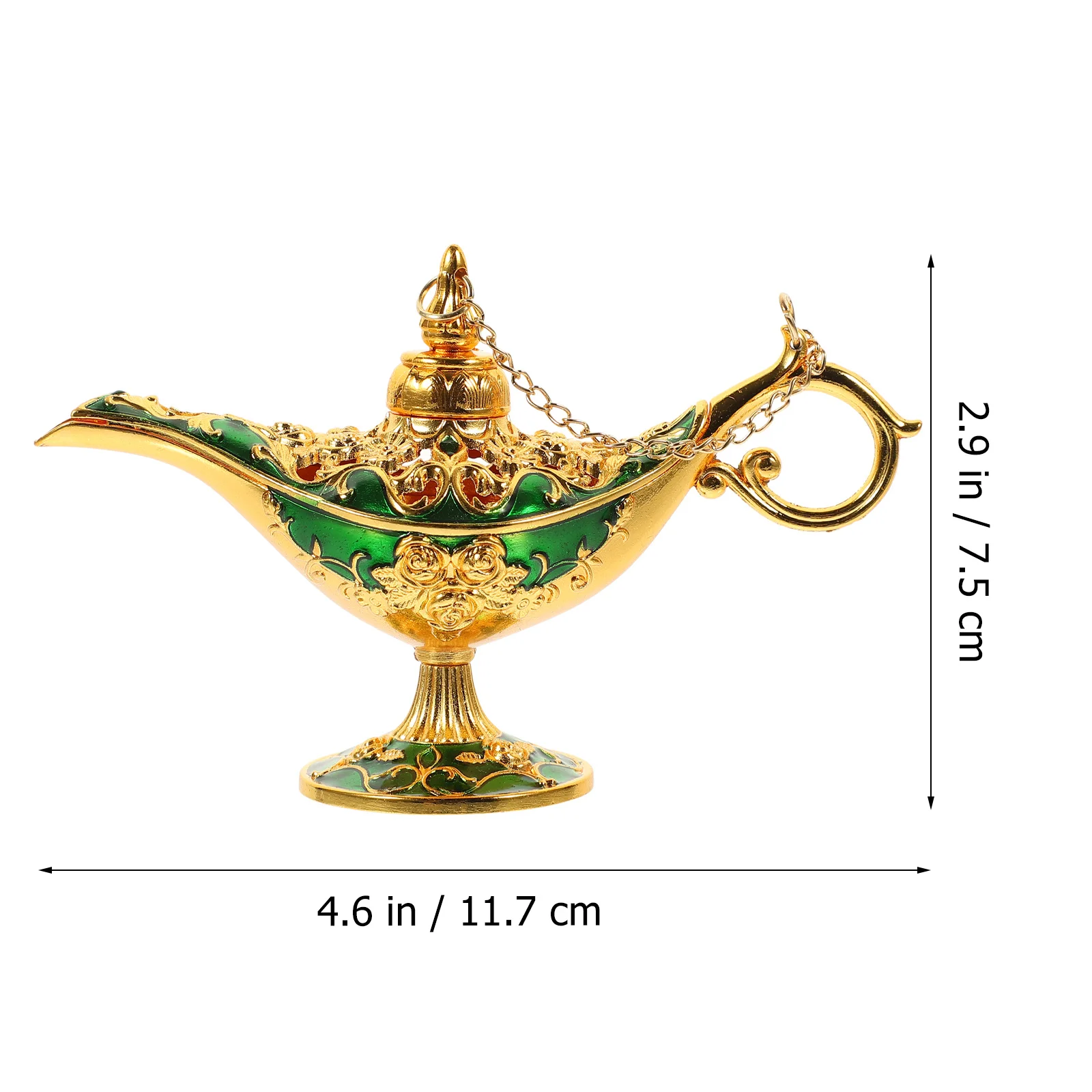 

Vintage Wishing Zinc Alloy Carved Decor Desktop Ornament For Home Party Creative Charming Adornment Decoration Retro Adornment